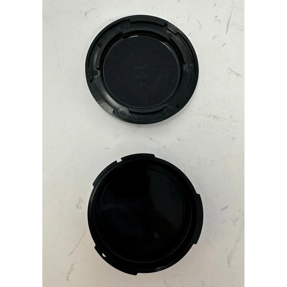 Canon EF EF-S Body Cap and Rear Lens Cap Set Black for EOS DSLR Cameras